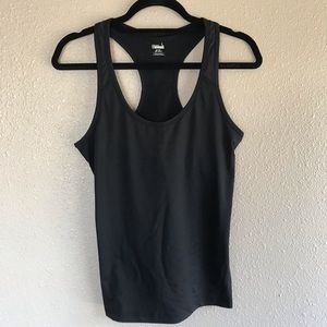 Old Navy Active Razorback Tank, L (Black)